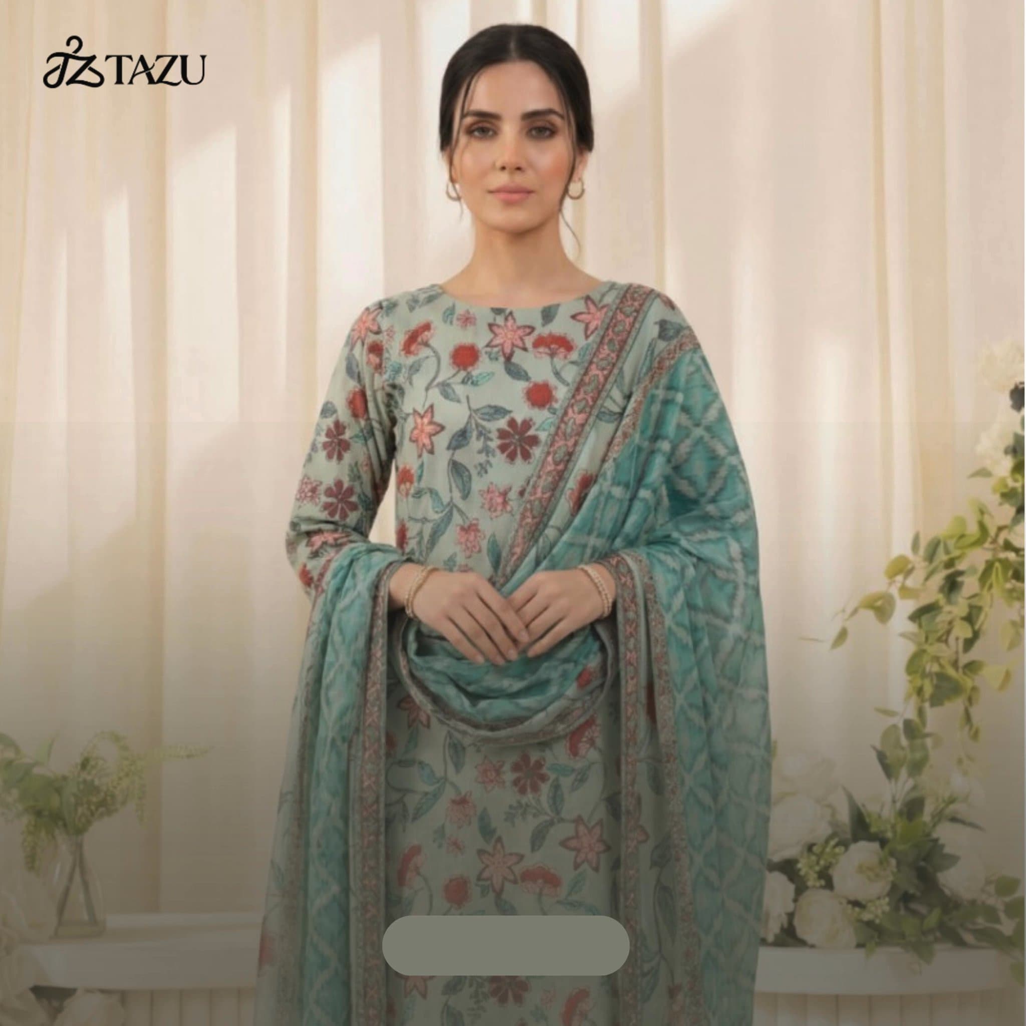 3 piece un stiched lawn suit 